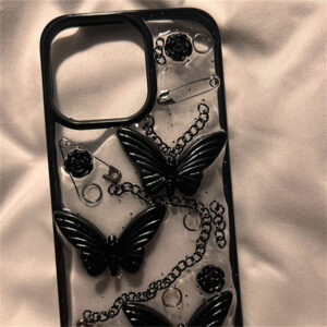 Butterfly Phone Case Silicone Three-dimensional Drop-resistant