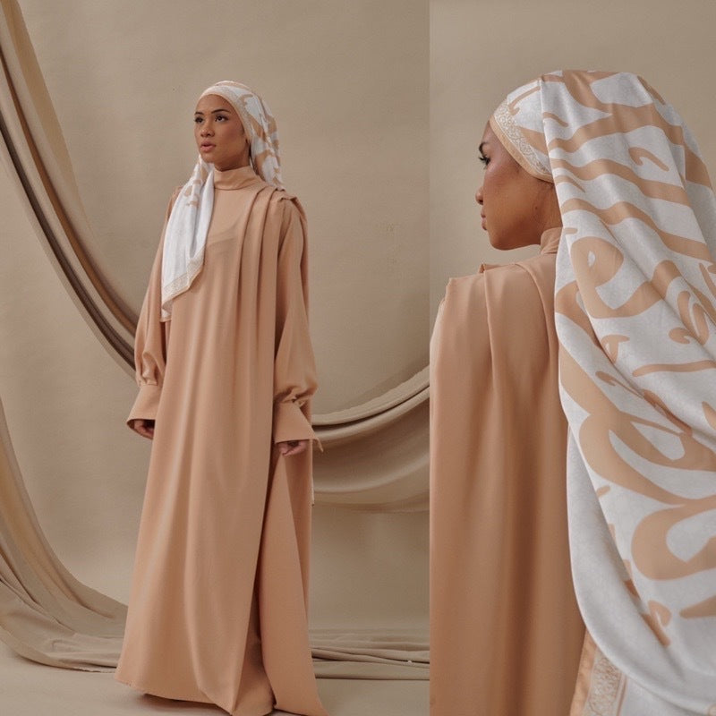 Muslim Women's Long Skirt Large Robe Loose Fit