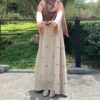 Dubai Middle East Turkey Dubai Bowknot Embroidery Dress