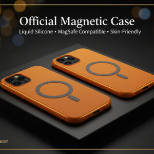 Applicable To 17 Fine Circle Magnetic Phone Case Liquid Silicone