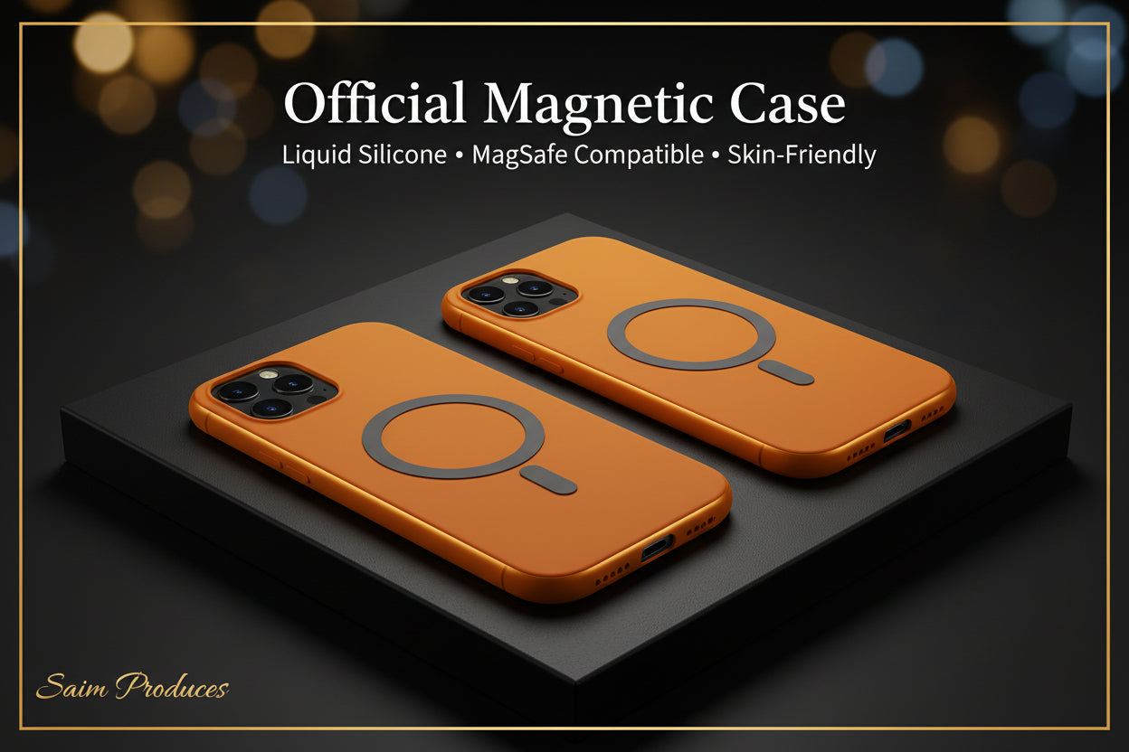 Applicable To 17 Fine Circle Magnetic Phone Case Liquid Silicone