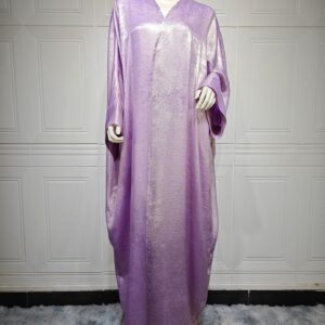 Muslim Fashion Bronzing Robe Abaya Outer Wear