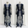 Middle East Arab Muslim Printed Dress