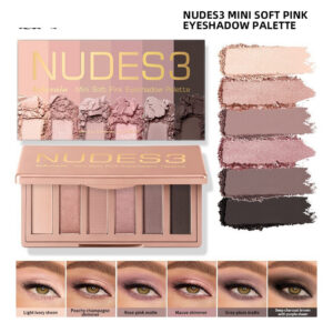 Six-Color Matte And Shimmer Mini Eyeshadow Palette